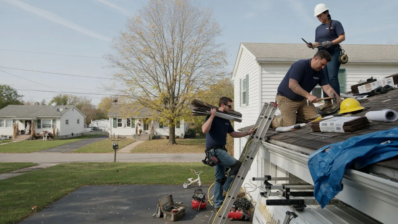 Local Roofing Contractors in Kansas, IL near me